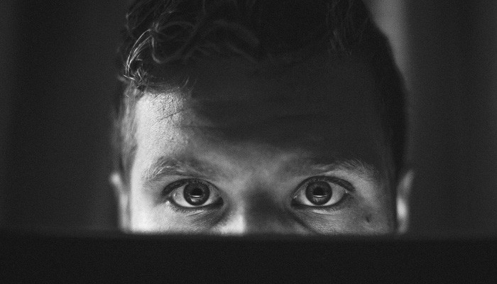 man with dental anxiety looking nervous