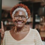 woman smiling after smile makeover